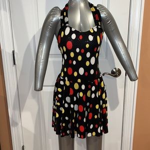 Polka dot dress with body suit ALGY dance costume Halloween Party